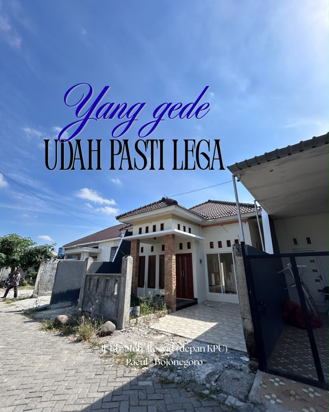 Rumah dijual di Pacul, Bojonegoro