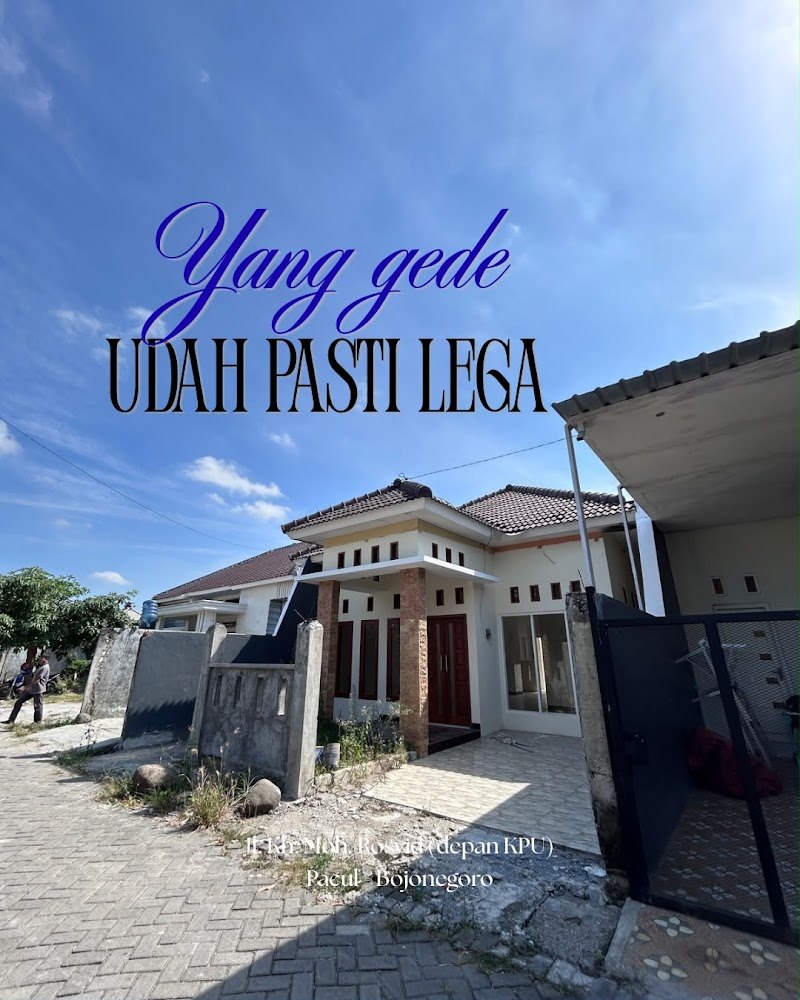 Rumah dijual di Pacul, Bojonegoro