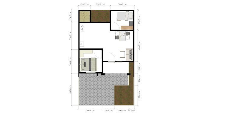 Denah Rumah Type 50