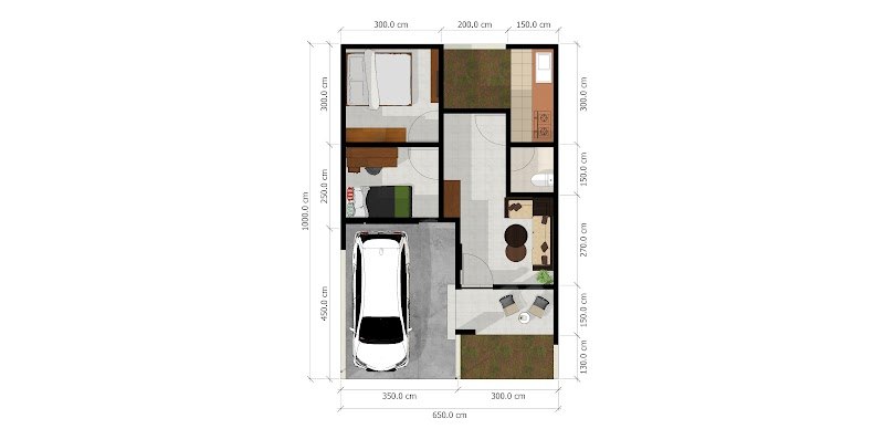 Denah Rumah Type 38